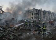 Tragedi Berdarah di Pinggiran Kyiv: Gempuran Drone Rusia Picu Ledakan Gudang Amunisi, 37 Nyawa Melayang