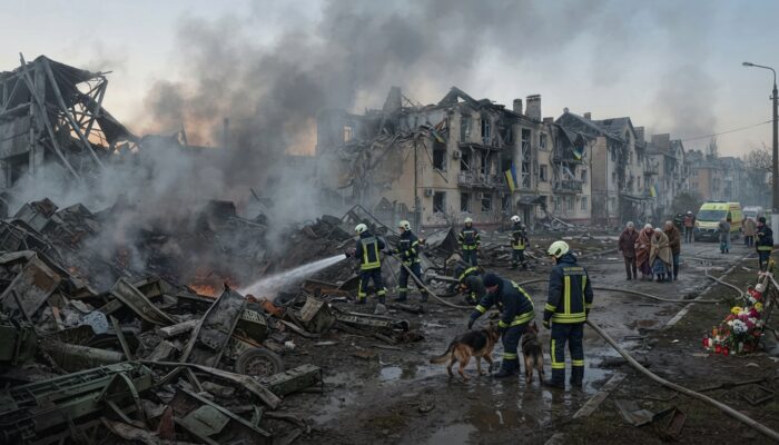 Tragedi Berdarah di Pinggiran Kyiv: Gempuran Drone Rusia Picu Ledakan Gudang Amunisi, 37 Nyawa Melayang