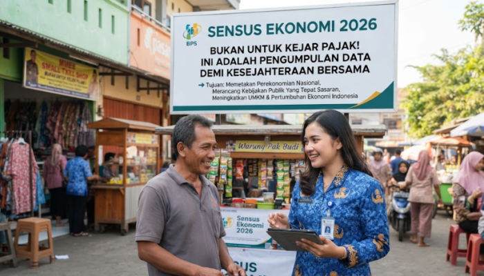 BPS Tegaskan Sensus Ekonomi 2026 Bukan untuk Kejar Pajak, Ini Tujuan Sebenarnya