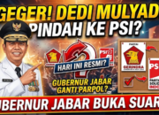 GEGER! Gubernur Dedi Mulyadi Diisukan Membelot dari Partai Prabowo ke PSI, Gerindra Langsung Buka Suara!