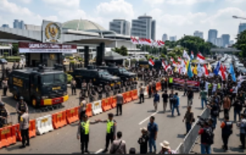 Pantauan Gerbang DPR Menjelang Aksi Demonstrasi 27 Agustus 2026