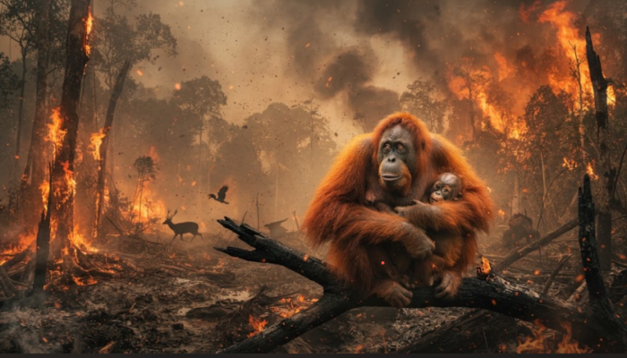 Ketika Hutan Terbakar: Nasib Satwa Liar yang Kehilangan Rumah