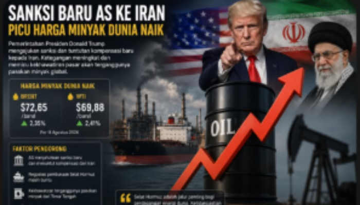 Tekanan Baru AS ke Iran Guncang Pasar, Harga Minyak Dunia Kembali Terangkat