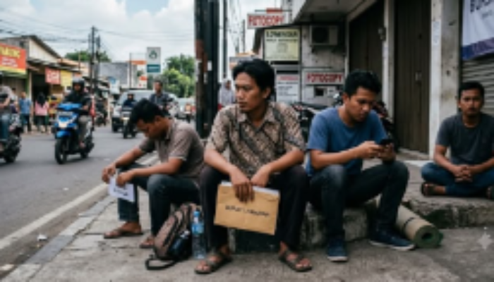 Tinggi Nya Angka Penganguran Di Indonesia