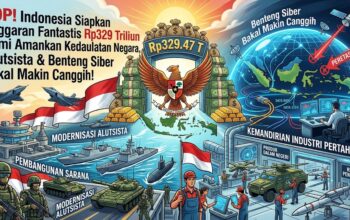 TOP! Indonesia Siapkan Anggaran Fantastis Rp329 Triliun Demi Amankan Kedaulatan Negara, Alutsista & Benteng Siber Bakal Makin Canggih!