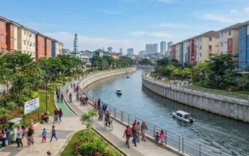 Tanpa Drama Penggusuran! Begini Desain Megah Penataan Kali Kebon Melati Target 2028