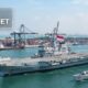 Kapal Induk Italia ITS Giuseppe Garibaldi Tiba di Indonesia, Dikawal Ketat Dua Fregat TNI AL Menuju Jakarta