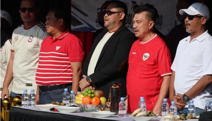 Resmikan Ajang Sepak Bola di Pekayon, Wakil Wali Kota Bekasi Dorong Generasi Muda Jauhi Hal Negatif