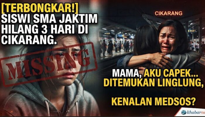 Kenalan Lewat Medsos, Siswi SMA Jaktim Hilang 3 Hari Ditemukan Linglung di Cikarang