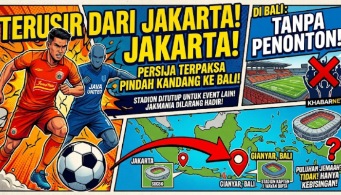 Krisis Stadion di Ibu Kota: Persija Pindah Kandang ke Bali, The Jakmania Dilarang Hadir