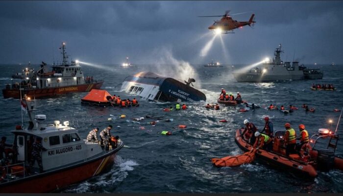 Tragedi Laut Jawa: Virgo Transport 8 Terbalik, Enam Penumpang Tewas dan Ratusan Masih Dicari