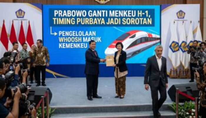 Prabowo Ganti Menkeu H-1 Pengelolaan Whoosh Masuk Kemenkeu, Timing Pergantian Purbaya Jadi Sorotan