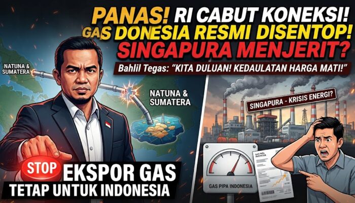 Ketahanan Energi Nasional, Indonesia Resmi Pangkas Ekspor Gas ke Singapura Mulai Hari Ini