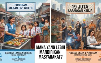 Antara Makan Gizi Gratis dan Lapangan Kerja: Mana yang Lebih Mandirikan Masyarakat?