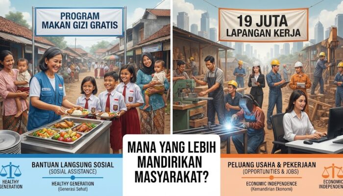Antara Makan Gizi Gratis dan Lapangan Kerja: Mana yang Lebih Mandirikan Masyarakat?