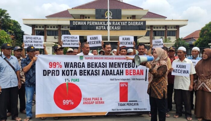 MIRIS!! 99 Persen Warga Bekasi Kecewa, Sebut DPRD Kota Bekasi Lebih Utamakan Partai Ketimbang Rakyat