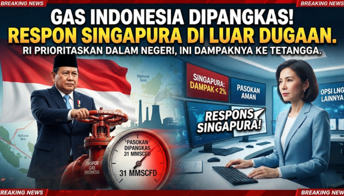 Pasokan Gas Dipangkas Indonesia, Begini Respons Resmi Singapura