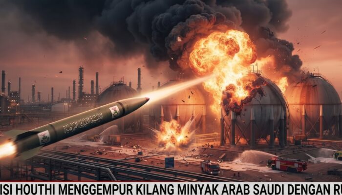 Militer Houthi Rudal Kilang Minyak Raksasa Arab Saudi