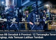 Densus 88 Geruduk 6 Provinsi: 12 Tersangka Terorisme Ditangkap, Ada Temuan Latihan Tembak